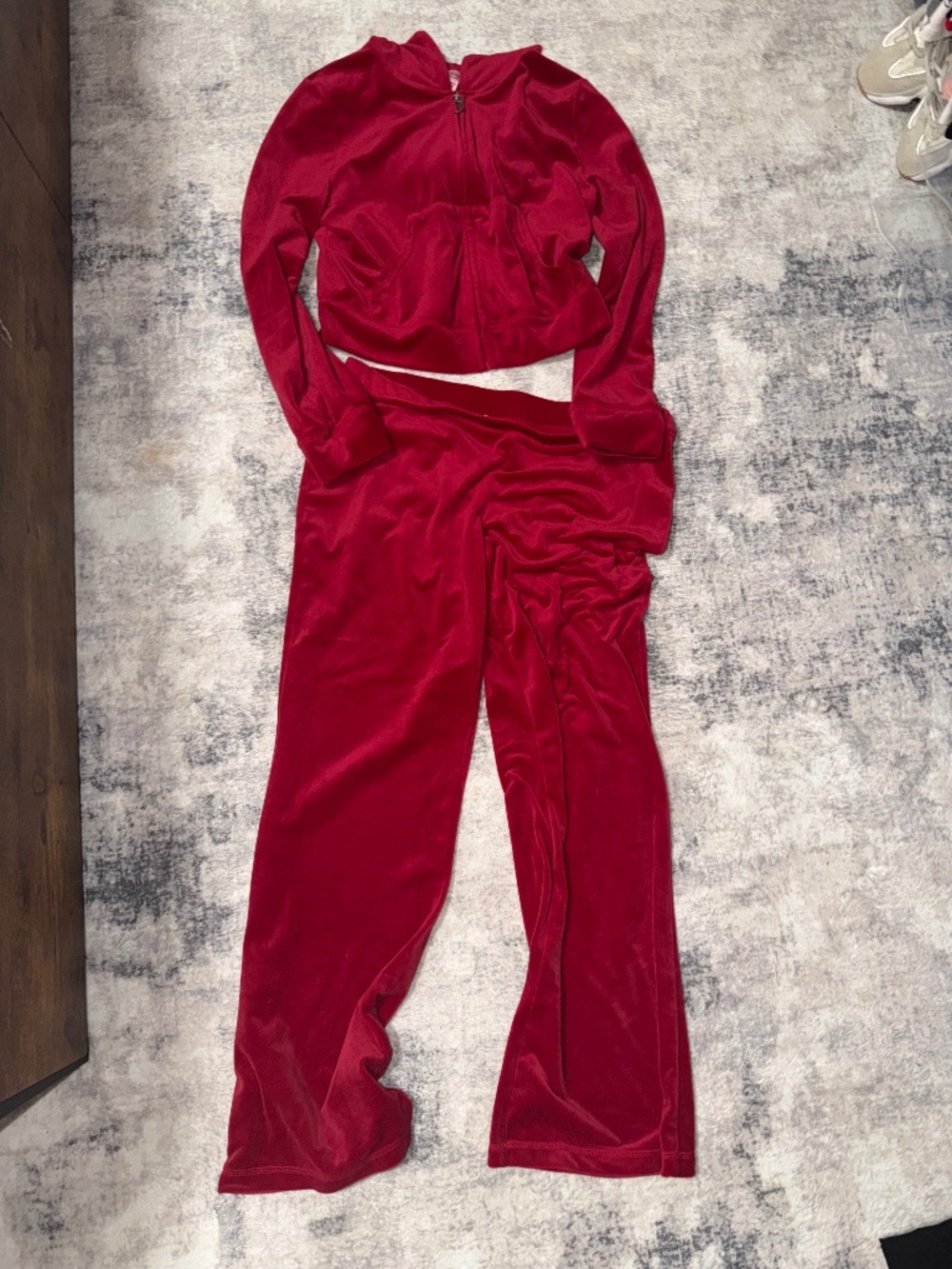 JUICY Tracksuit Hoodie & Pants Flash Red XL